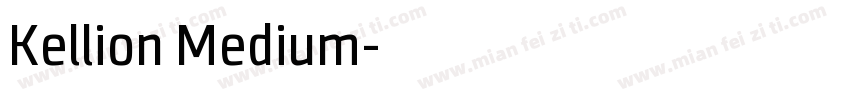 Kellion Medium字体转换